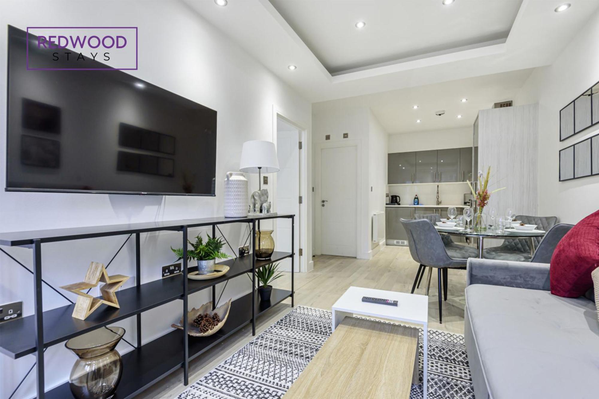 1 Bed 1 Bath Town Center Apartments For Corporates & Contractors, Wifi, Netflix And Parking On Selected Units By Redwood Stays Aldershot Dış mekan fotoğraf
